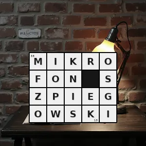 Rozwiązanie krzyżówki: mikrofon szpiegowski - mikrofon szpiegowski | hasła, synonimy i podpowiedzi Hasło krzyżówkowe mikrofon szpiegowski - mikrofon szpiegowski – rozwiązanie, synonimy, podpowiedzi i definicje krzyżówkowe